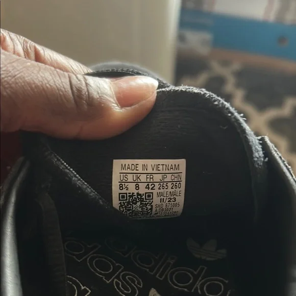 Adidas Spezial Black and White Trainers - Picture 5 of 5